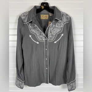 Scully Women’s Grey Western Shirt